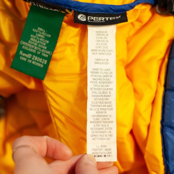 Men's Ultralight 850 Down L.L Bean Jacket Coat - Picture 10 of 14